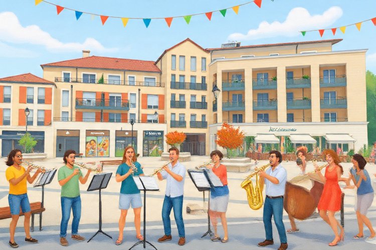 Fête de la musique de l'orchestre d'harmonie.